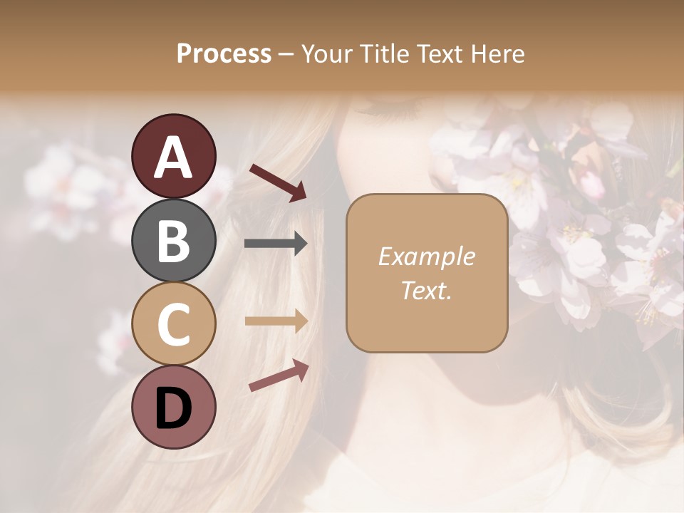 Relax Blossom White PowerPoint Template