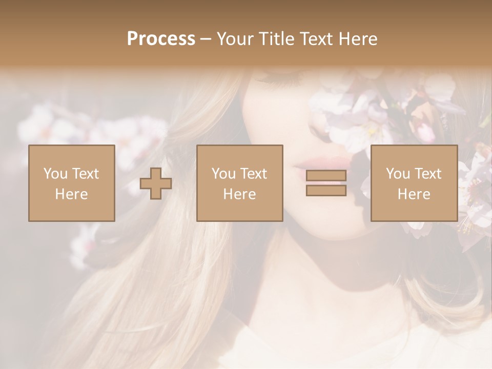 Relax Blossom White PowerPoint Template