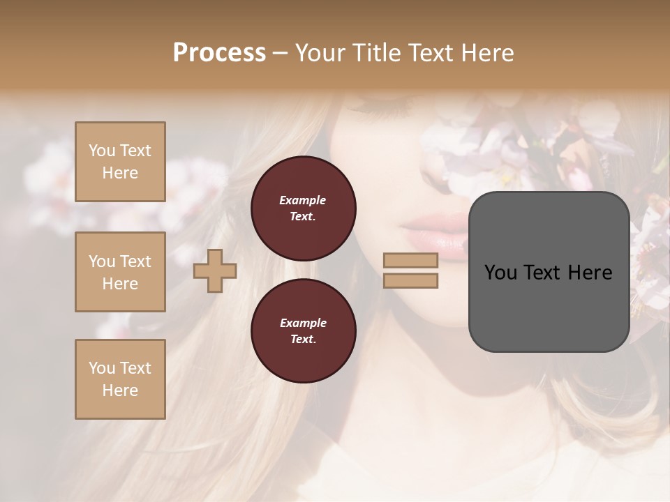 Relax Blossom White PowerPoint Template