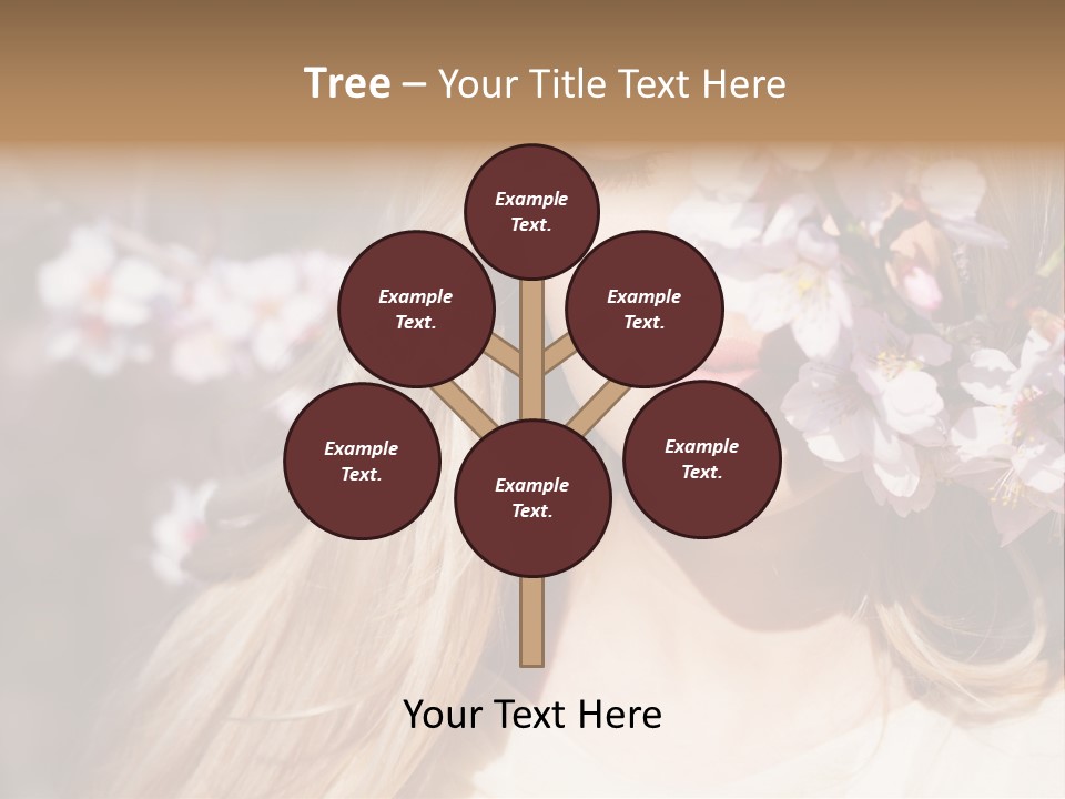 Relax Blossom White PowerPoint Template