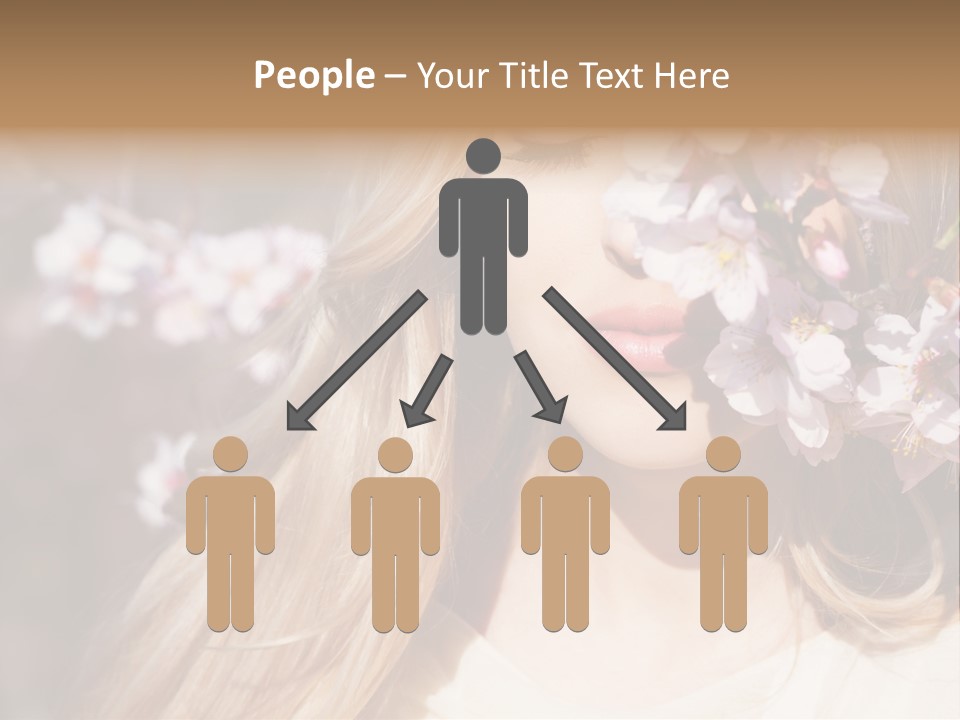 Relax Blossom White PowerPoint Template