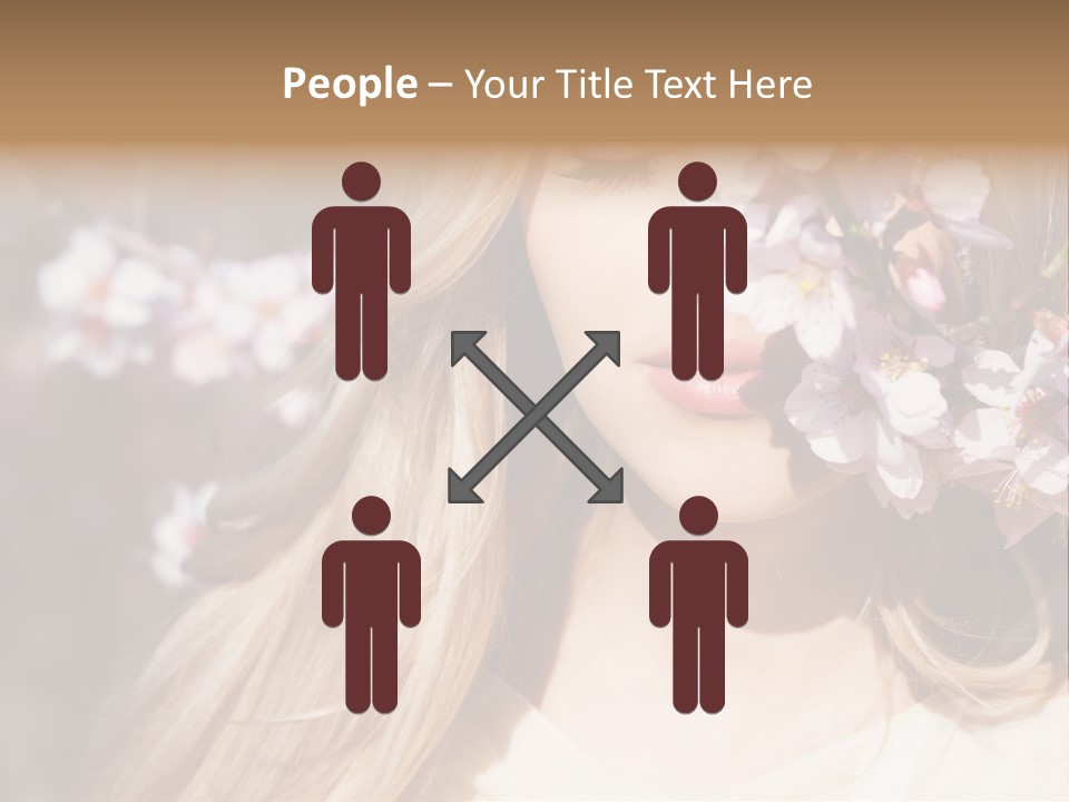 Relax Blossom White PowerPoint Template