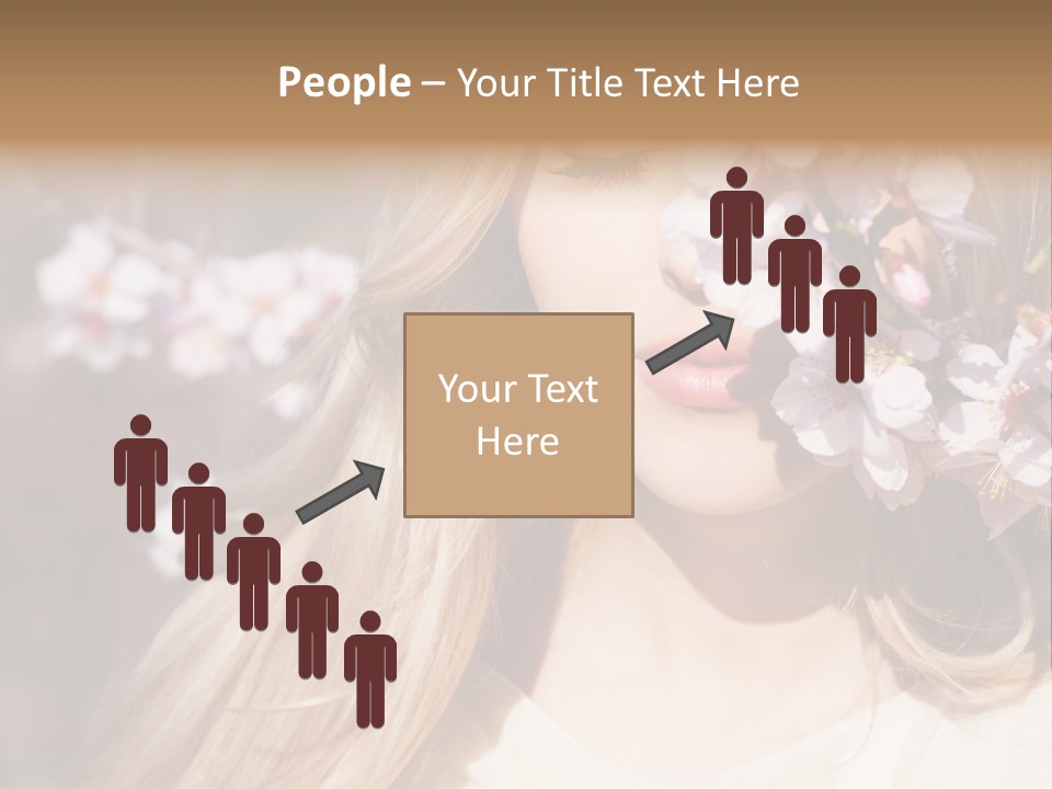 Relax Blossom White PowerPoint Template