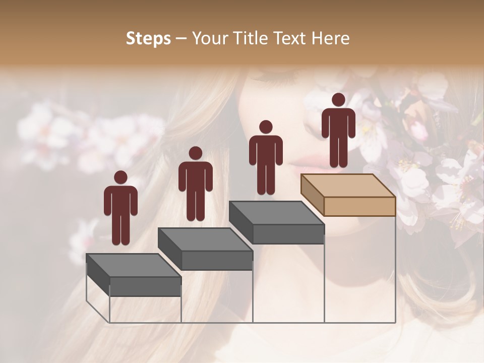 Relax Blossom White PowerPoint Template