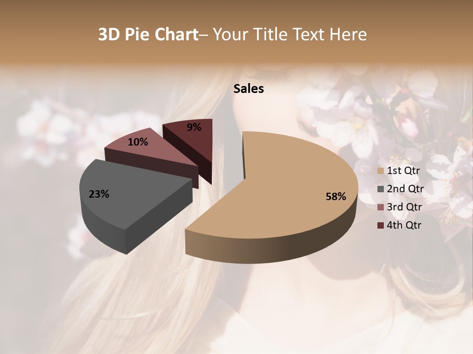 Relax Blossom White PowerPoint Template