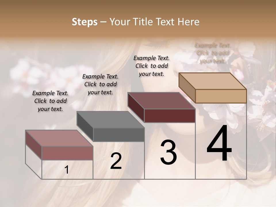 Relax Blossom White PowerPoint Template