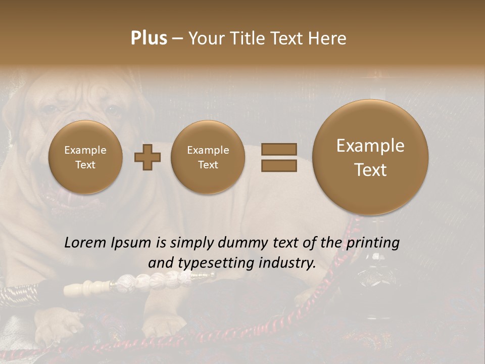 Expression Hookah Funny PowerPoint Template