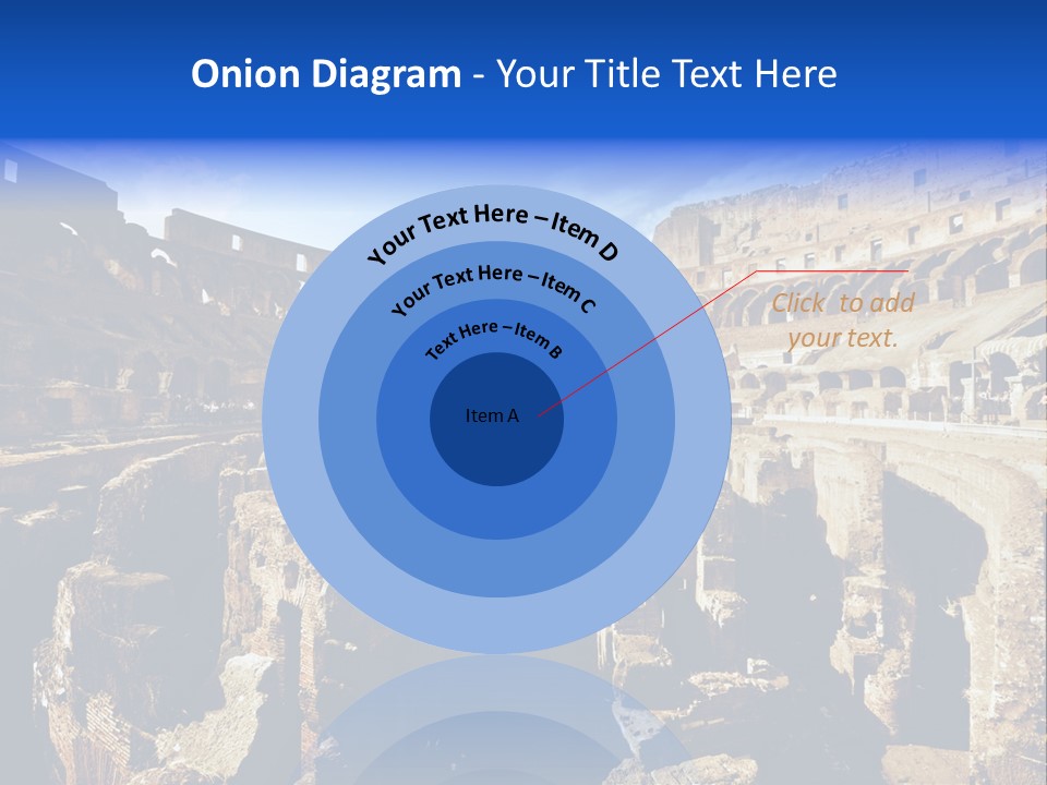 Culture Blue Brick PowerPoint Template