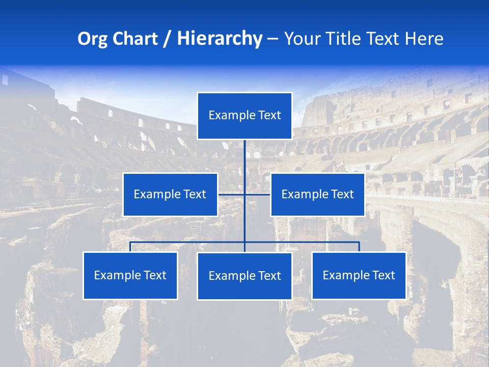 Culture Blue Brick PowerPoint Template