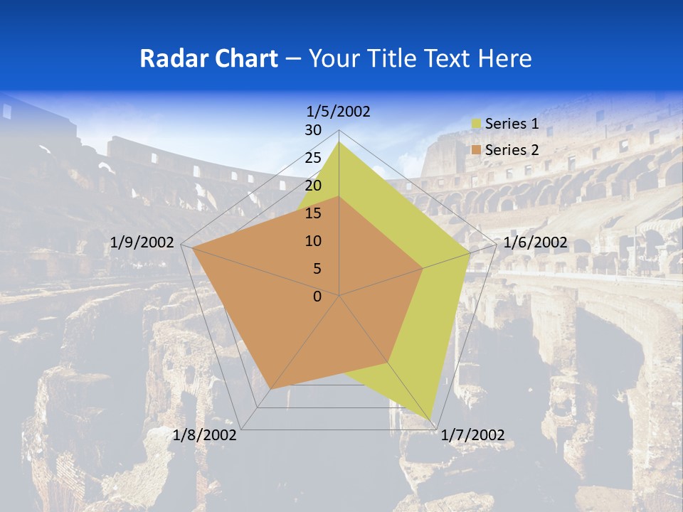 Culture Blue Brick PowerPoint Template