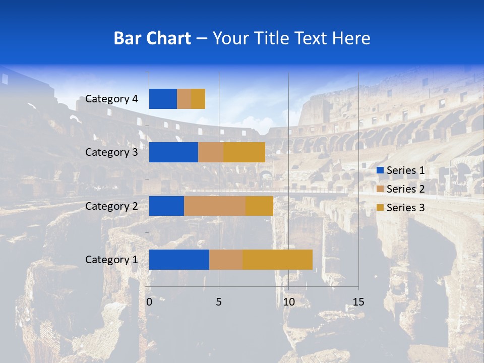 Culture Blue Brick PowerPoint Template