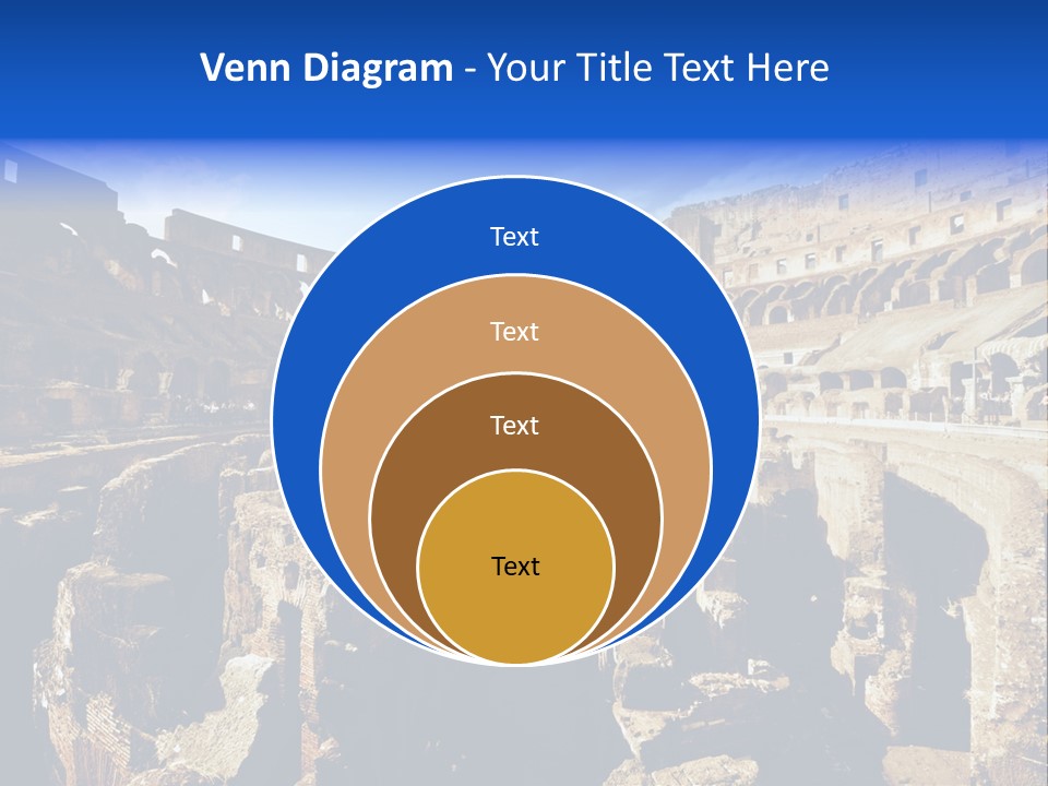 Culture Blue Brick PowerPoint Template