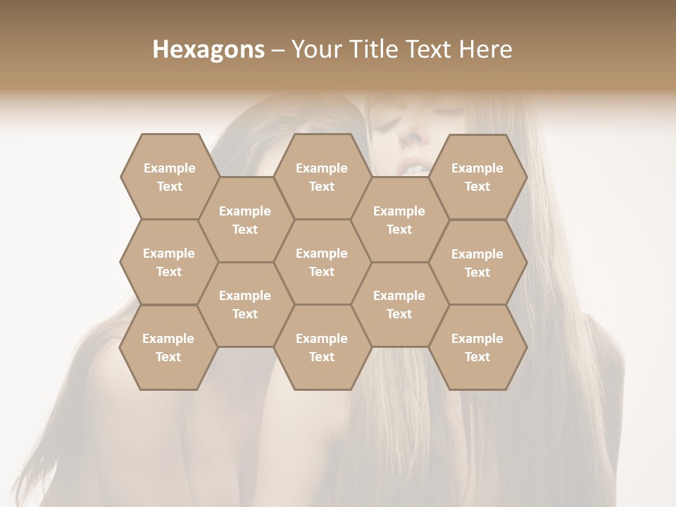 Topless Touching Bright PowerPoint Template