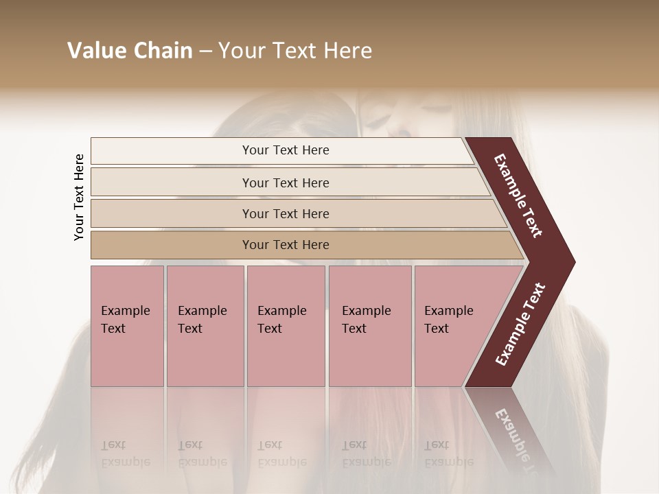 Topless Touching Bright PowerPoint Template