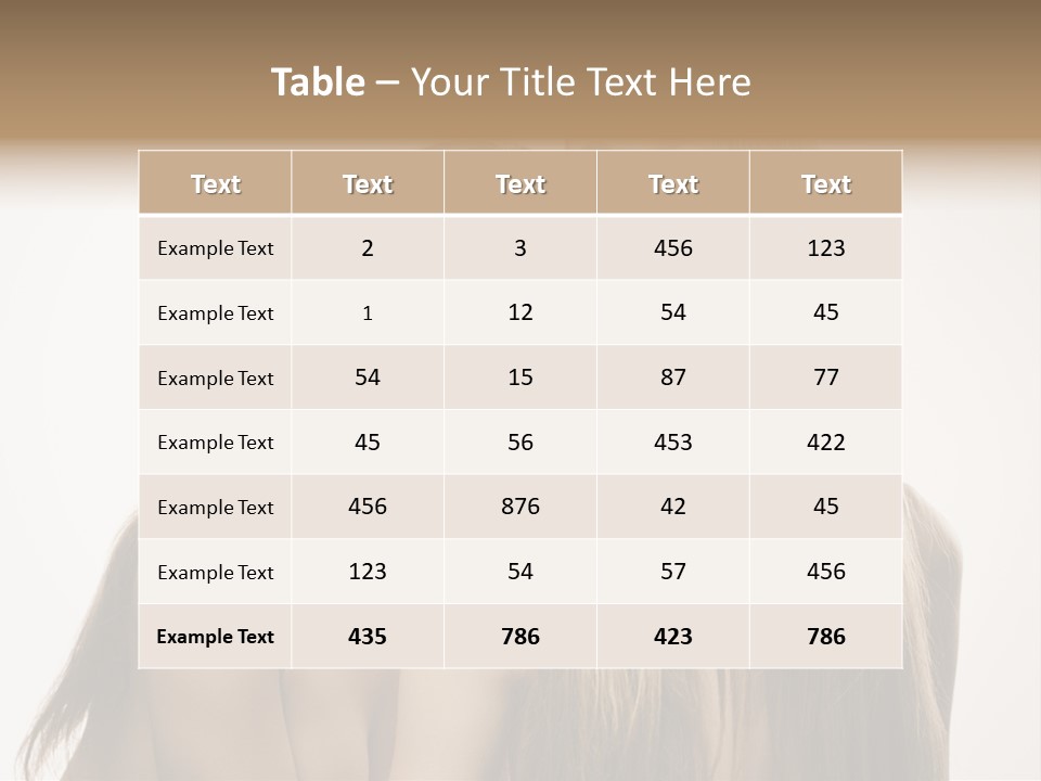 Topless Touching Bright PowerPoint Template