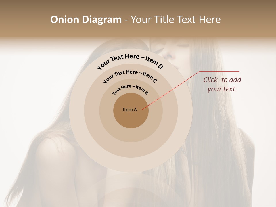 Topless Touching Bright PowerPoint Template