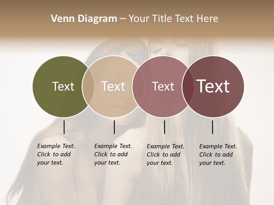 Topless Touching Bright PowerPoint Template