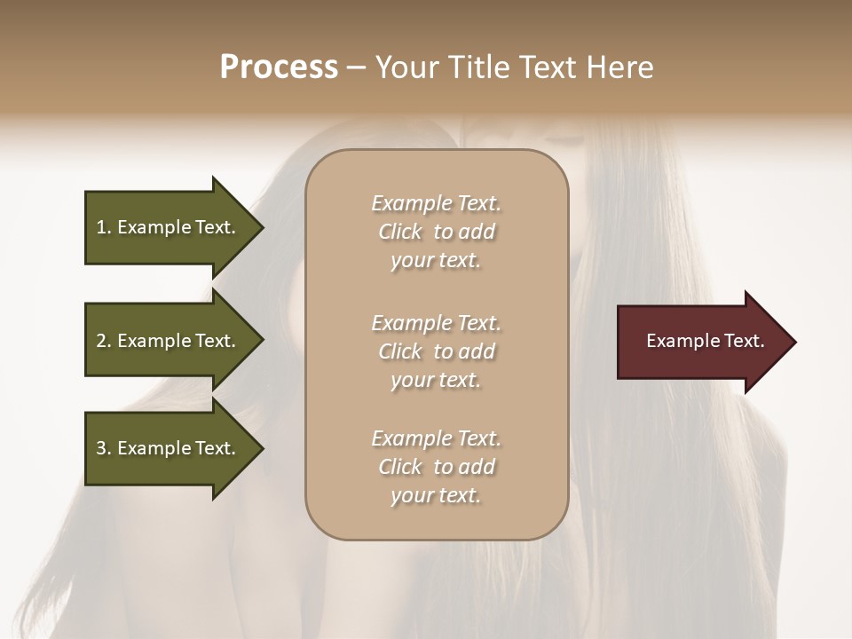 Topless Touching Bright PowerPoint Template