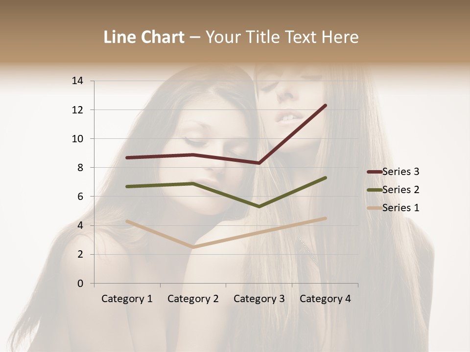 Topless Touching Bright PowerPoint Template