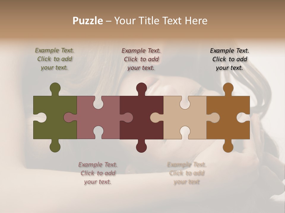 Natural Nude Seductive PowerPoint Template