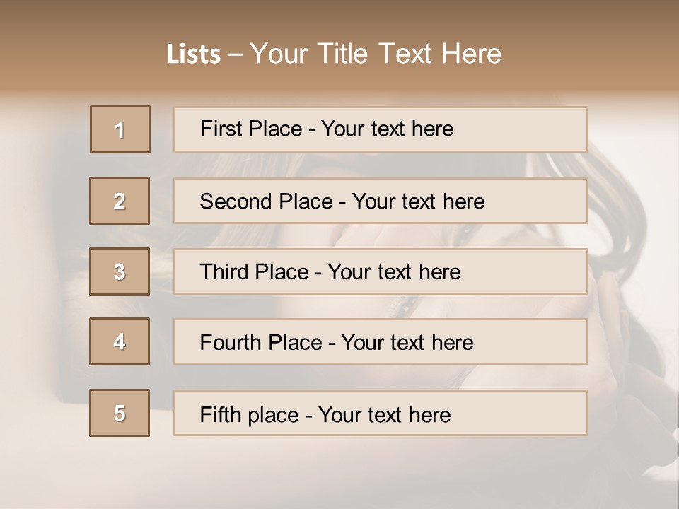 Natural Nude Seductive PowerPoint Template