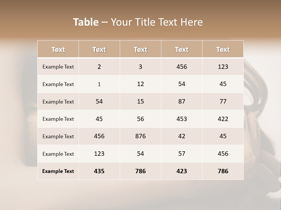 Natural Nude Seductive PowerPoint Template