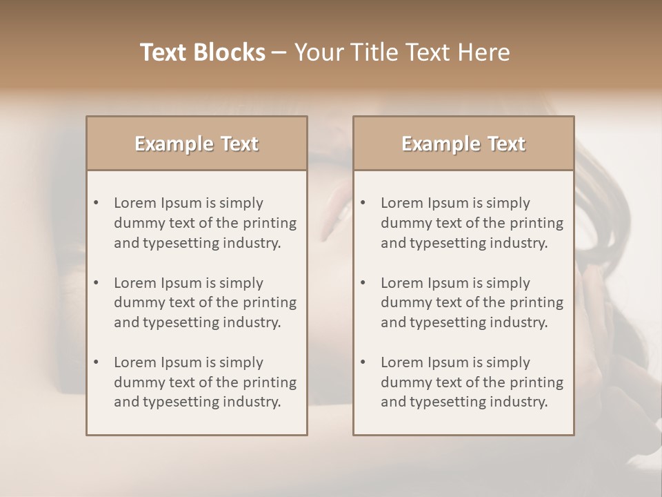 Natural Nude Seductive PowerPoint Template
