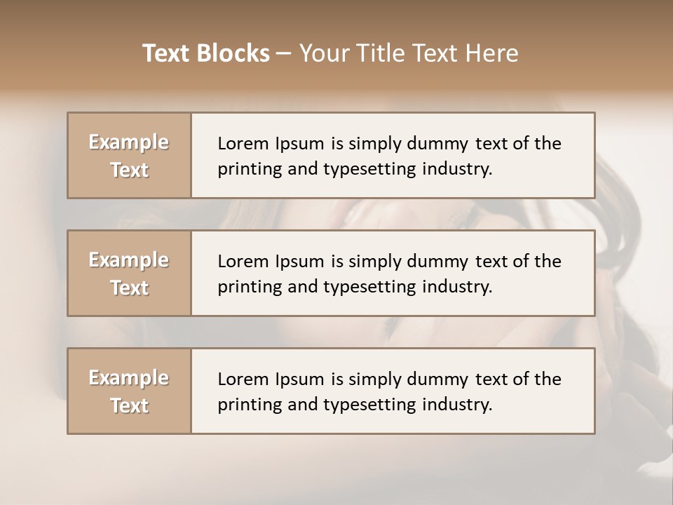 Natural Nude Seductive PowerPoint Template