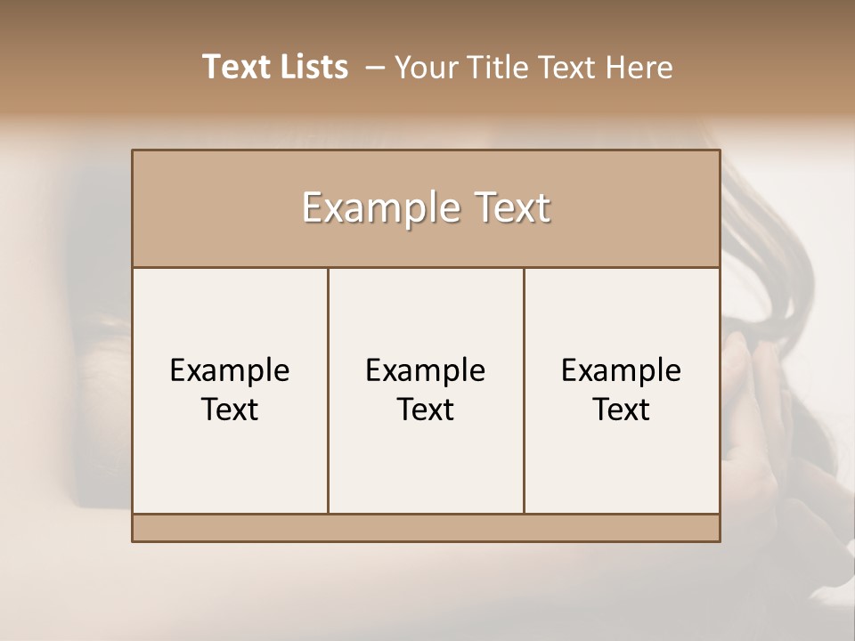 Natural Nude Seductive PowerPoint Template