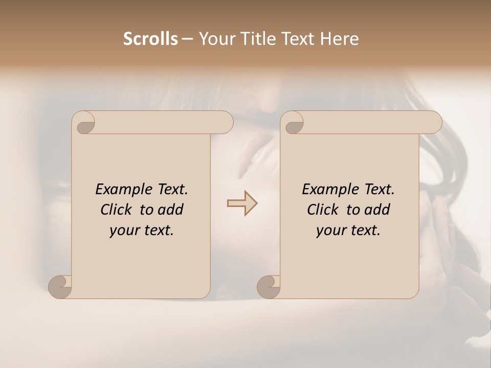 Natural Nude Seductive PowerPoint Template