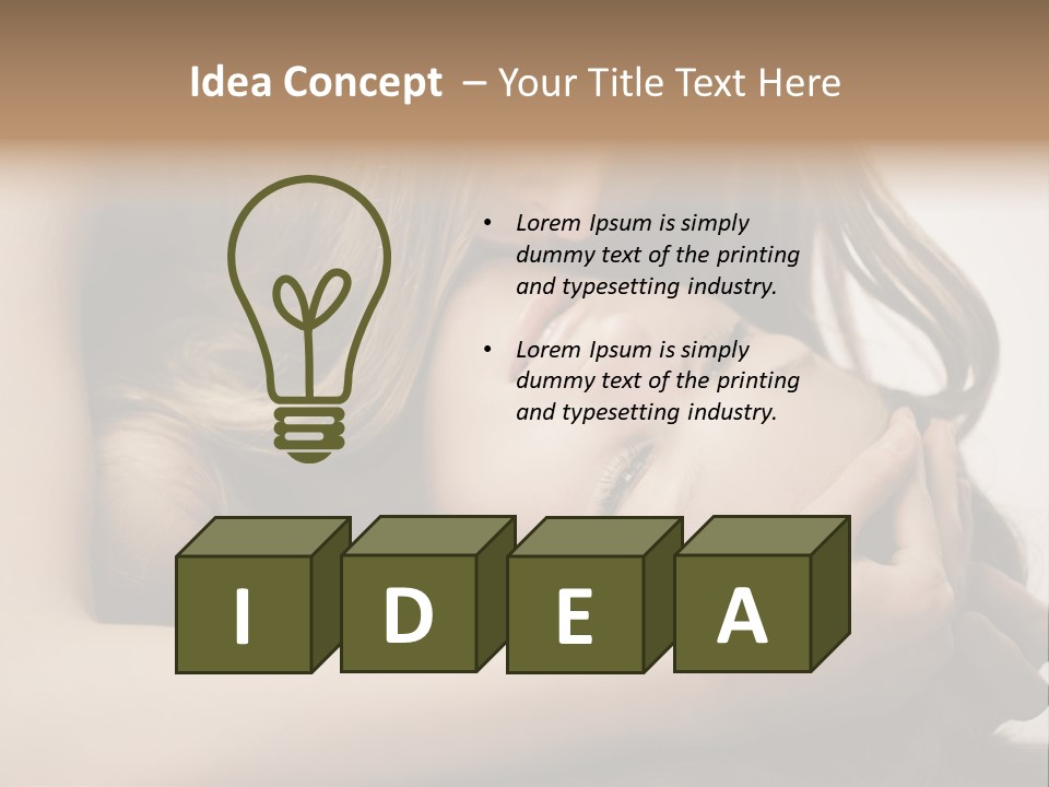 Natural Nude Seductive PowerPoint Template