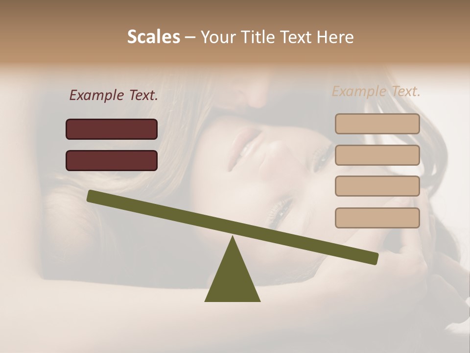 Natural Nude Seductive PowerPoint Template