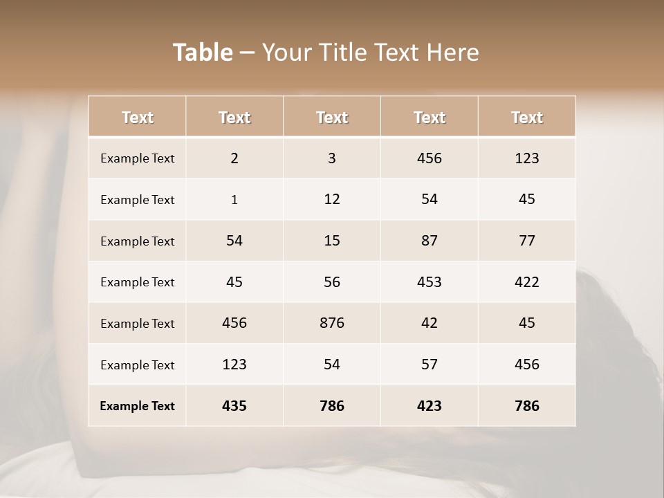 Tenderness Light Naked PowerPoint Template