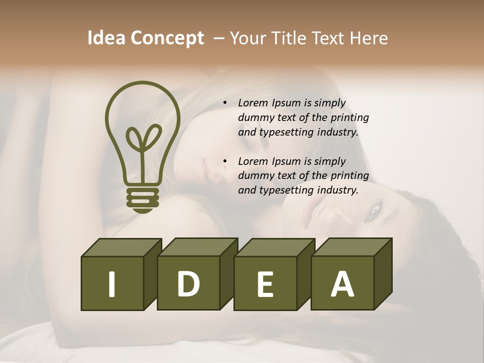 Tenderness Light Naked PowerPoint Template