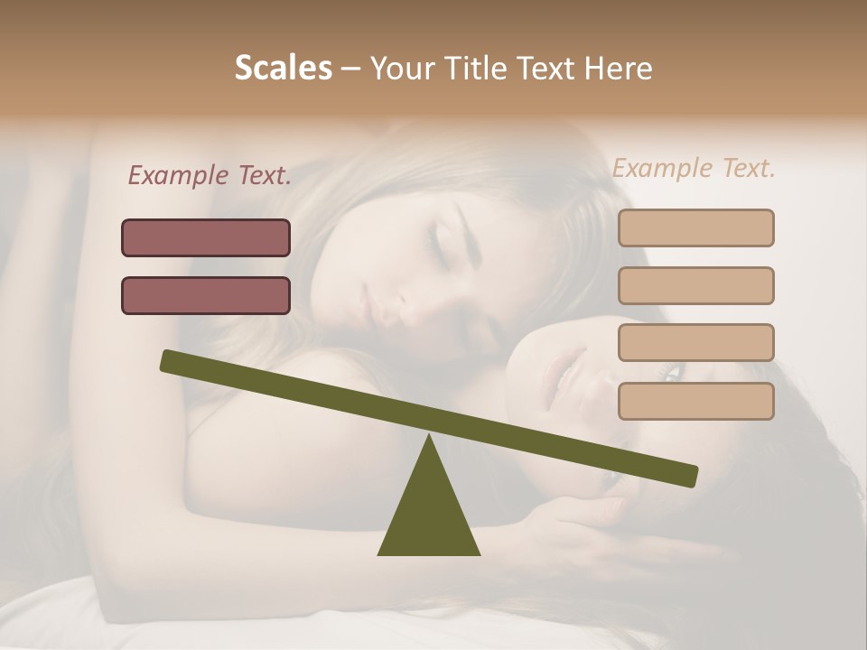 Tenderness Light Naked PowerPoint Template
