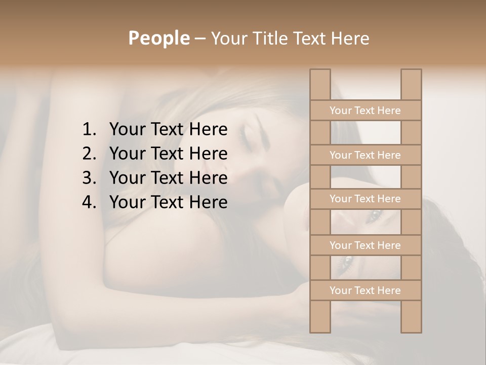 Tenderness Light Naked PowerPoint Template