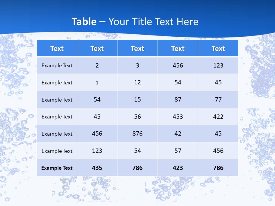 Liquid Cool Sink PowerPoint Template