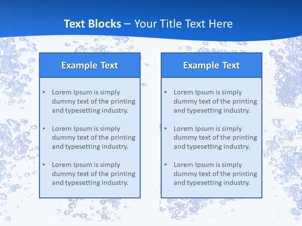 Liquid Cool Sink PowerPoint Template