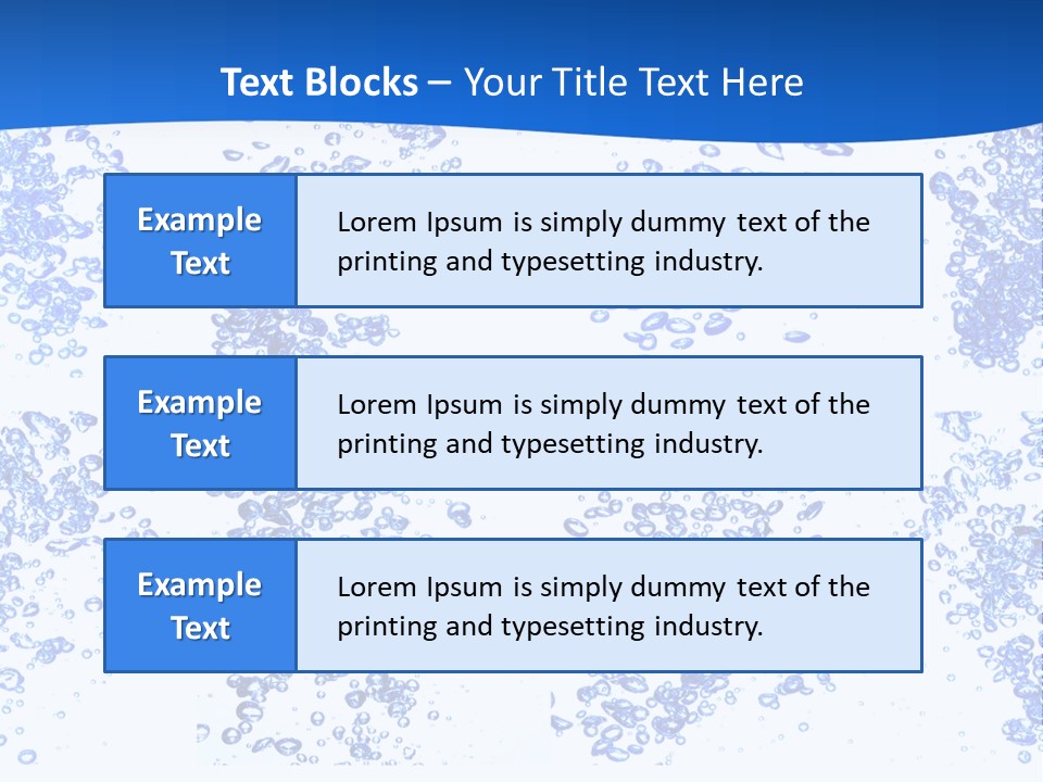 Liquid Cool Sink PowerPoint Template