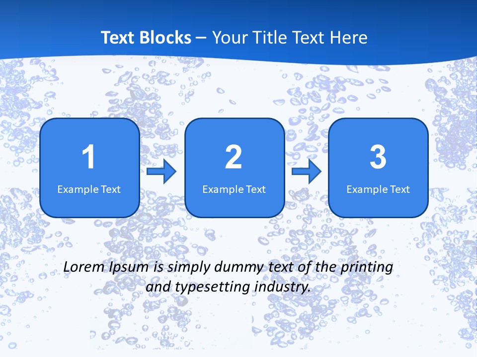 Liquid Cool Sink PowerPoint Template