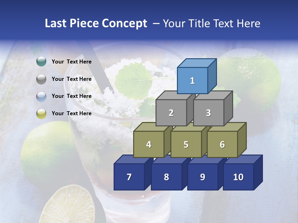 Cocktail Feeling Delicious PowerPoint Template