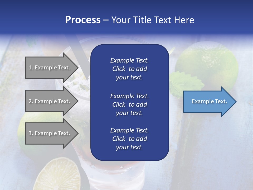 Cocktail Feeling Delicious PowerPoint Template