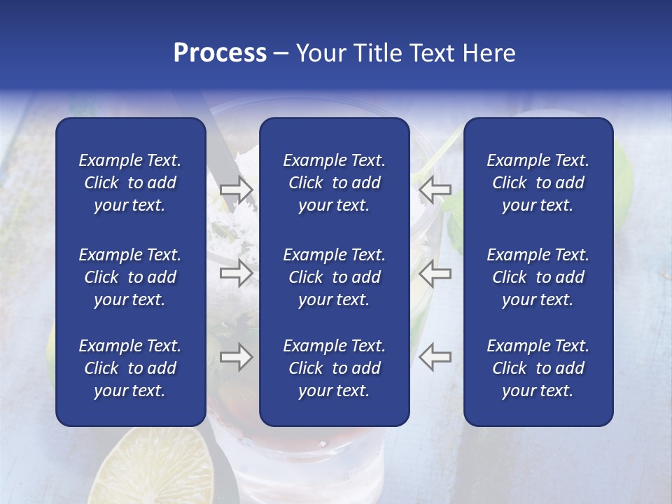 Cocktail Feeling Delicious PowerPoint Template