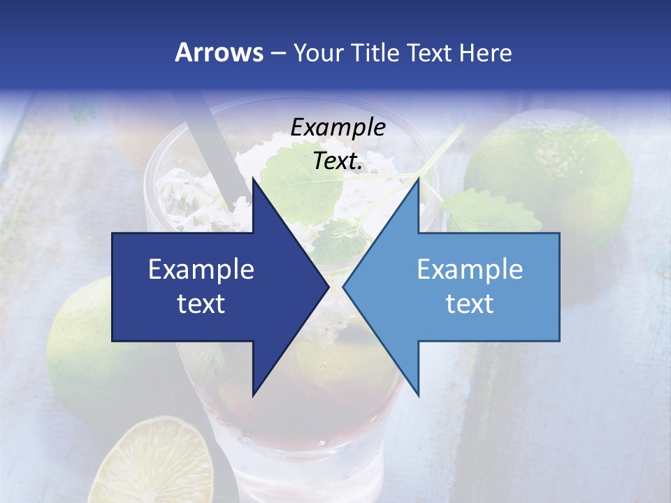Cocktail Feeling Delicious PowerPoint Template