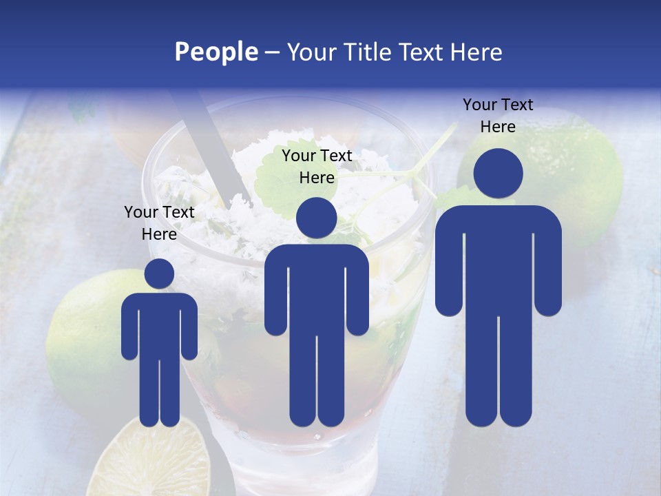 Cocktail Feeling Delicious PowerPoint Template