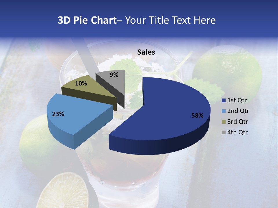 Cocktail Feeling Delicious PowerPoint Template