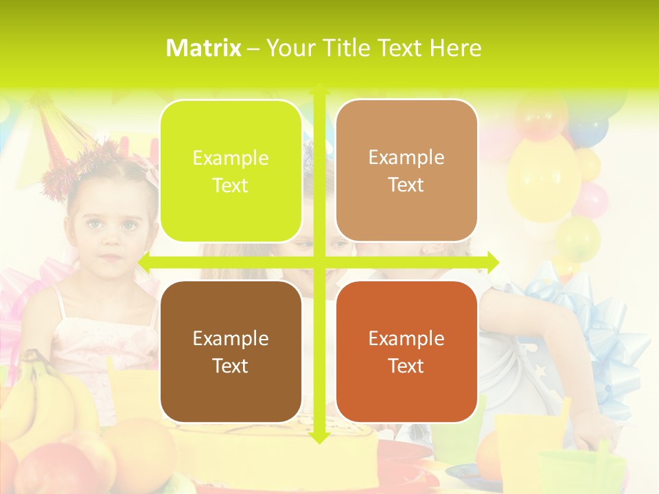 Bakery Cake Red PowerPoint Template