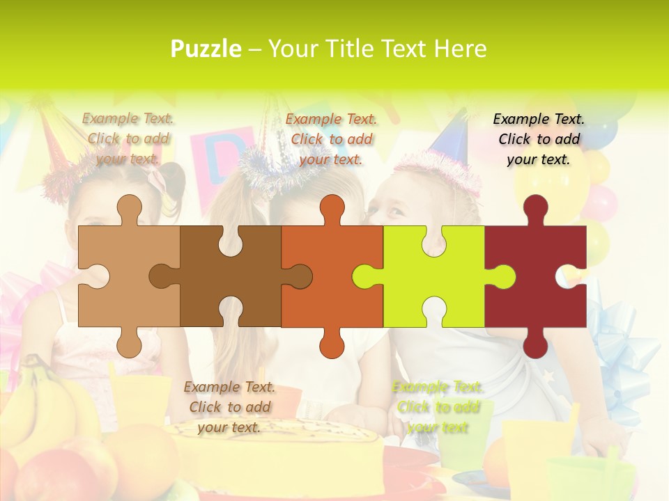 Bakery Cake Red PowerPoint Template