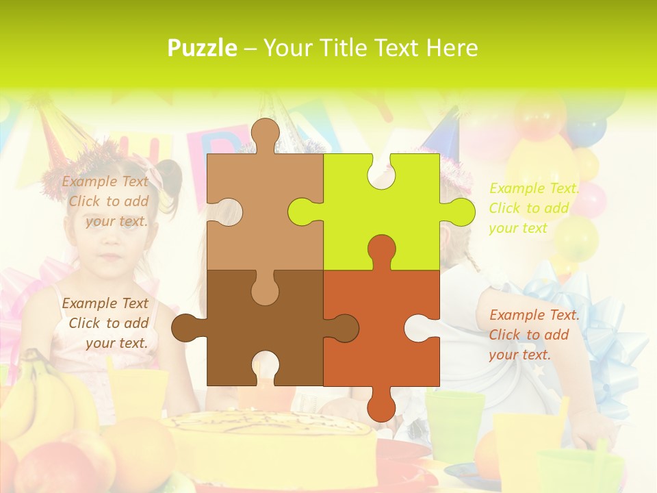 Bakery Cake Red PowerPoint Template