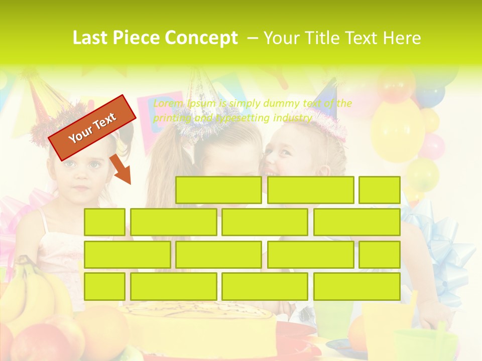 Bakery Cake Red PowerPoint Template